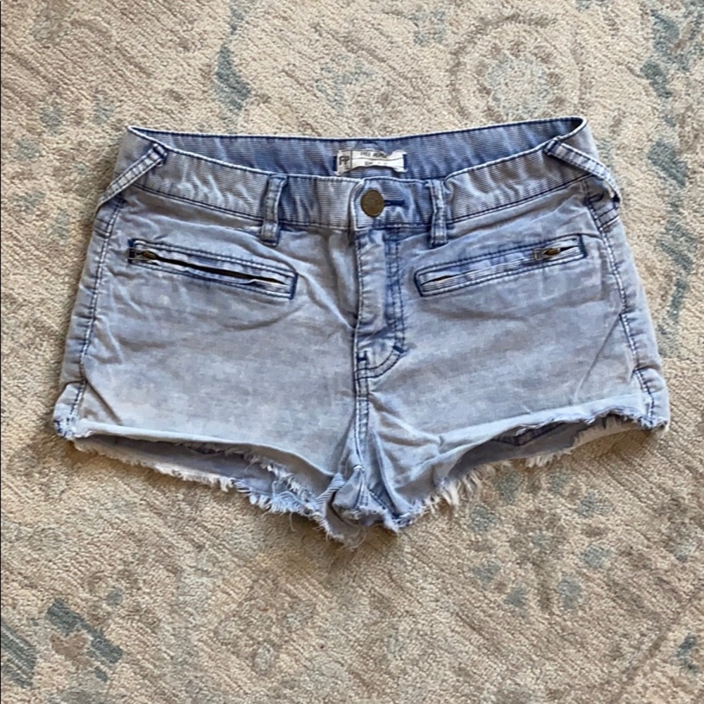Free People corduroy cut offs
